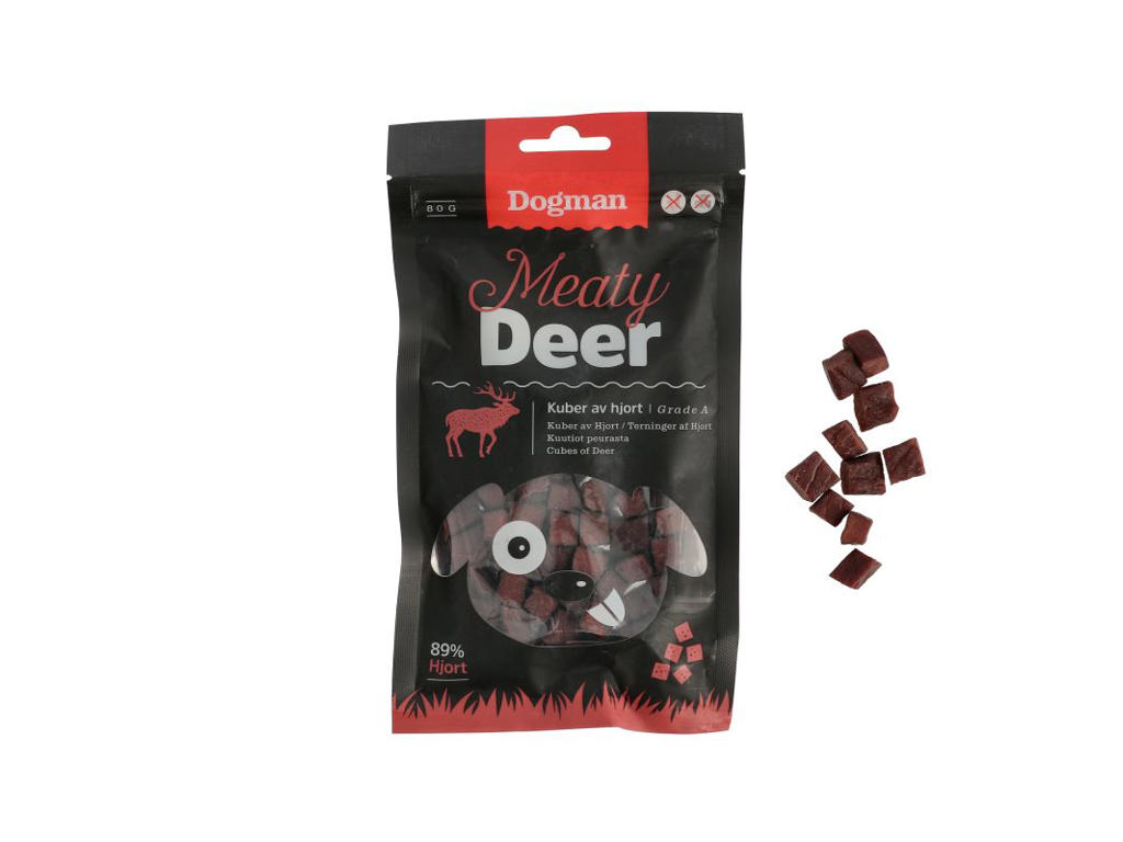 Dogman Deer Cubes 80g
