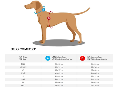 Hunter Hilo Comfort Hundesele Antracit M/L – Åndbar Hundesele med 3D-Mesh og Refleks