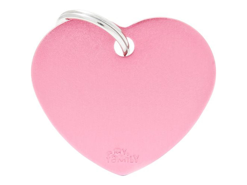 MY FAMILY PINK HEART 3,5 X 3 CM