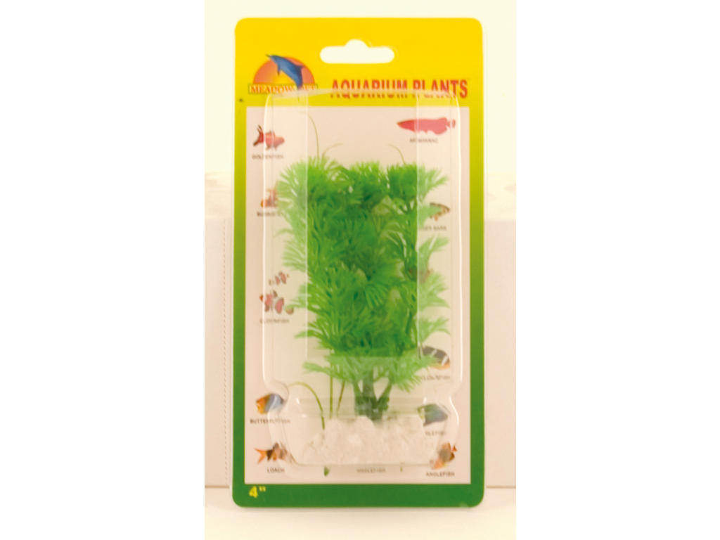 PLastikplante 10 cm. Grøn ambulia