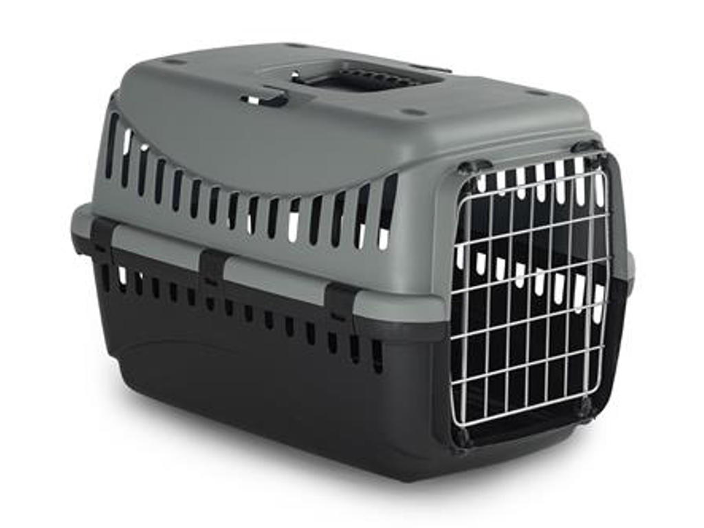 MP eco transporter gipsy L 58x38x38 cm. Grå/Sort m/metaldør