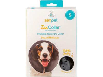 Zencollar oppustelig nakkekrave hund S ca 15-22,5CM