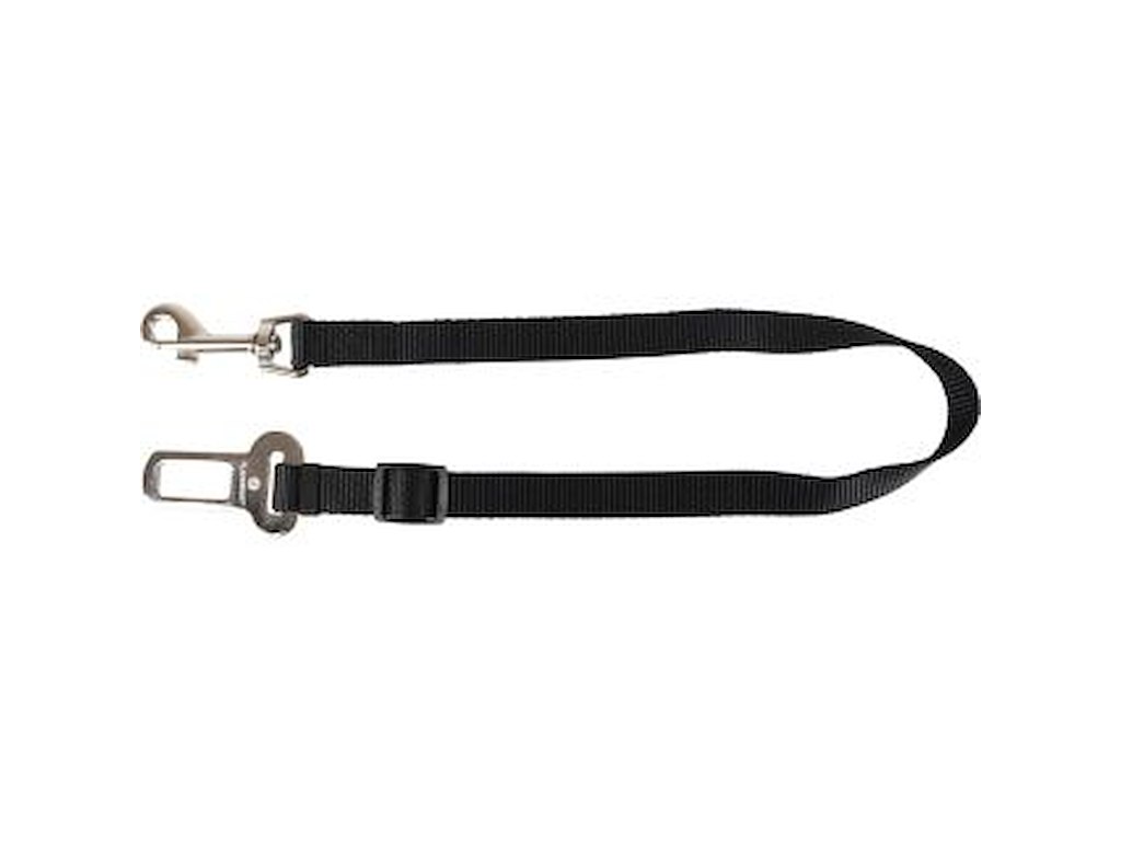 Bilsele Connector KURA M – 45–70 cm – Sort – Sikkerhedssnor til hund i bil