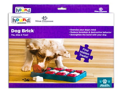 Nina Ottosson Dog Brick Plast – Aktivitetslegetøj til Hund Level 2