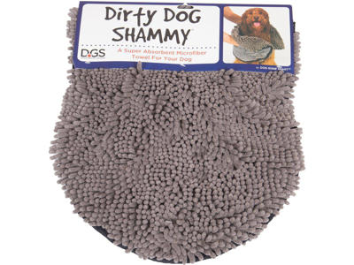 Dirty dog mikrofiber håndklæde 33x79cm grå
