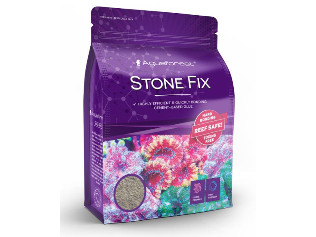Aquaforest Stone Fix 1500 g – Hurtighærdende Reef Cement til Levende Sten og Akvariedekorationer