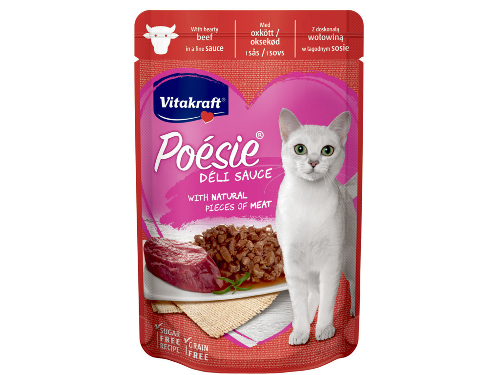 Poesie oksekød 85g Vitakraft