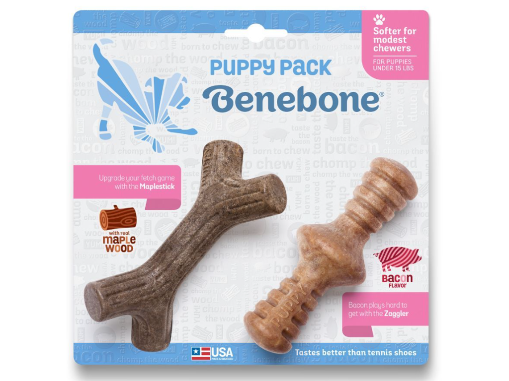 Benebone Puppy 2-Pack Maplestick/Zaggler