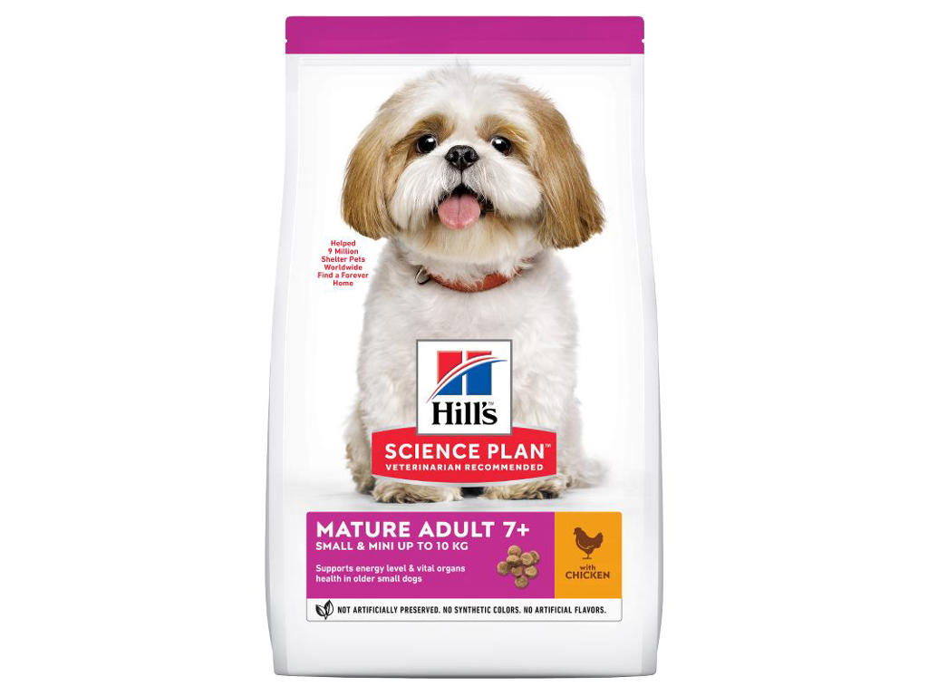 Hill's Science Plan Small & Mini Mature Adult 7+ med Kylling – 3 kg