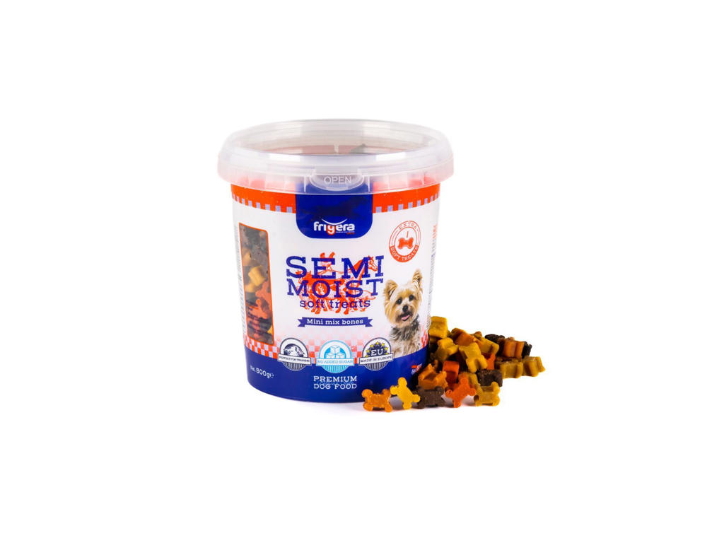 Semi-Moist soft mini mix bones 500 g