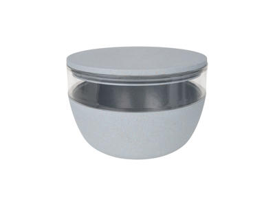 District 70 bamboo treat jar - ice blue