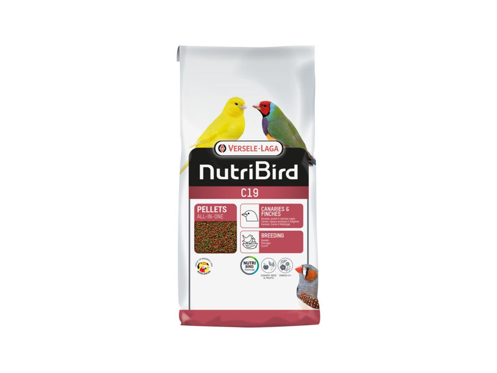 Nutribird C19 10 kg – Avlsfoder til kanariefugle og finker
