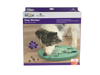 Nina Ottosson Dog Worker Plast 38 x 36 x 6,5 cm – Avanceret Hundespil
