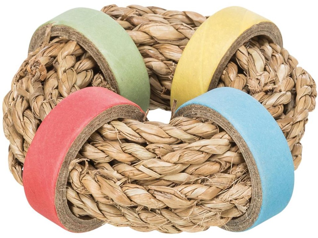 Søgræsring med papringe – 8 cm, 100 % naturmaterialer